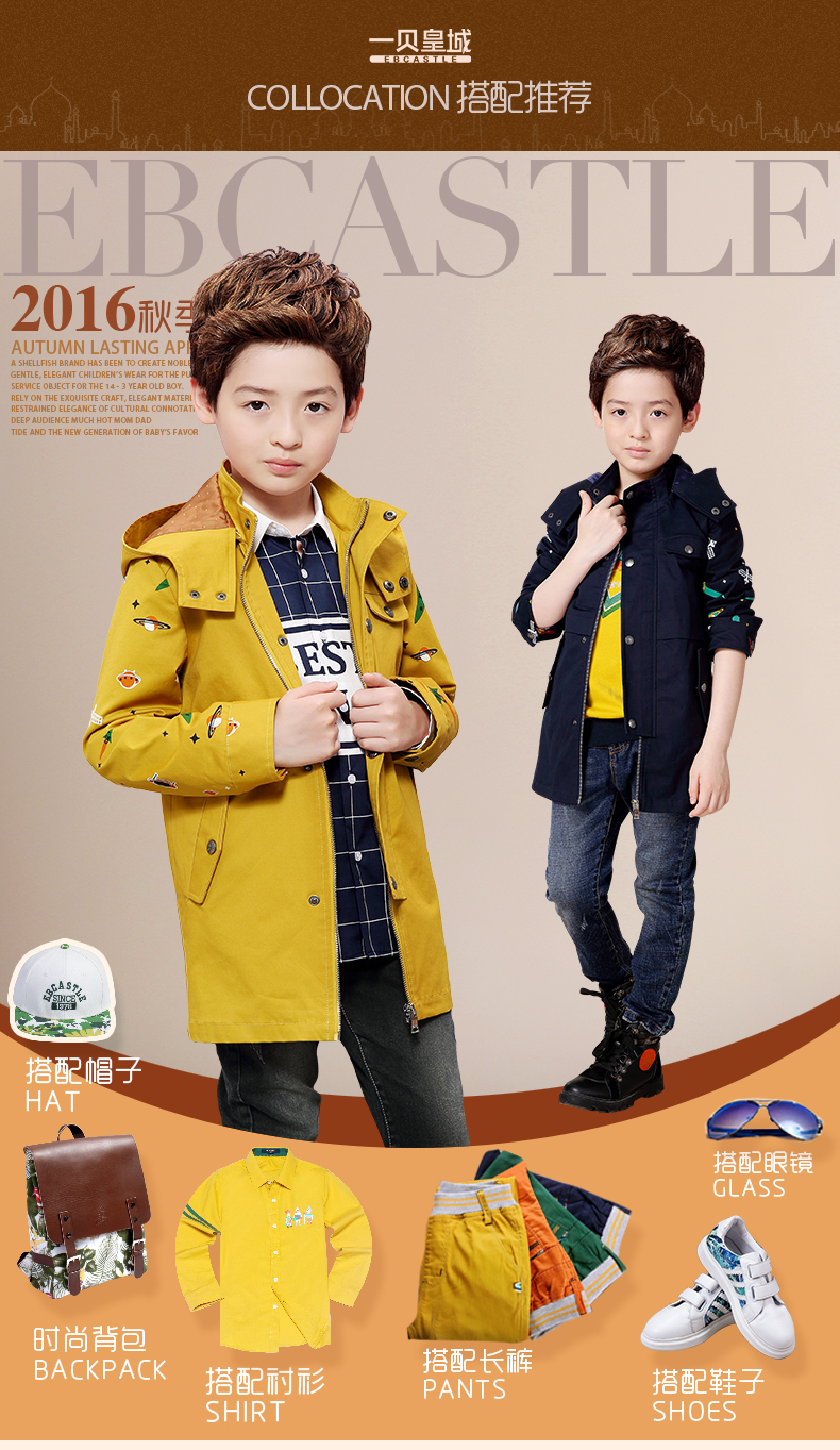 Manteau pour garcon EBCASTLE - Ref 2163059 Image 12