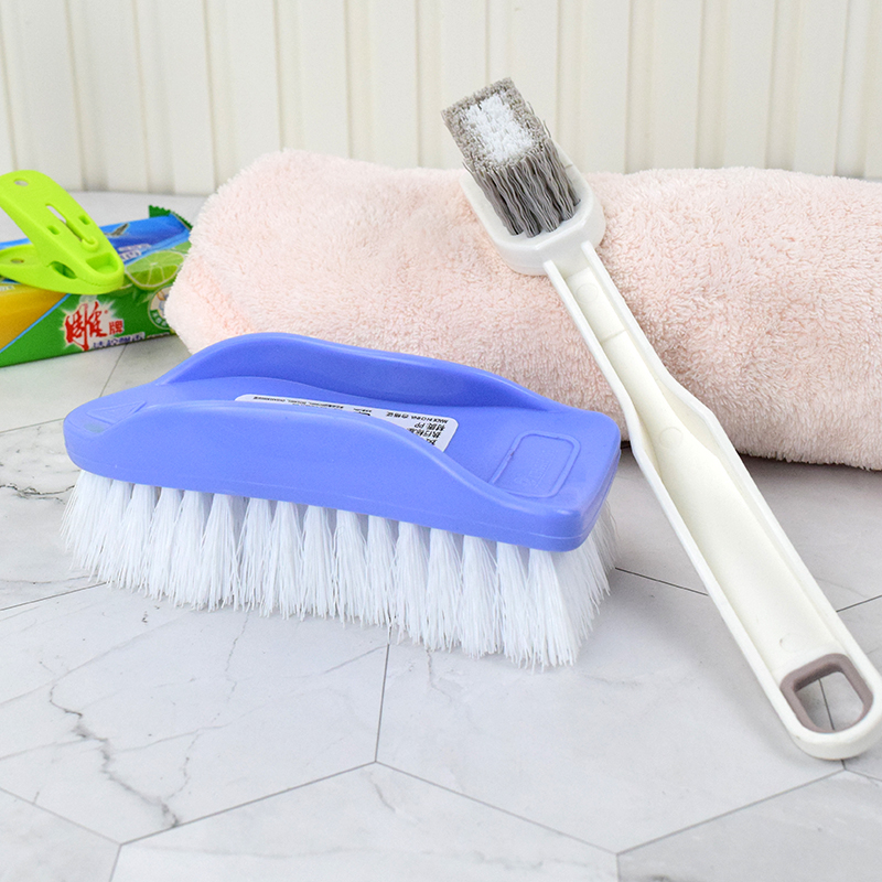 Tea Flower Laundry Brush Shoe Brushed Brush Flexibility Strong Bendable Cleaning Soft Hairbrush Long Handle Small Number Laundry Washing Shoe Brush