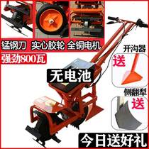 Multifunctional electric weeding machine artifact lazy man small lawn mower rechargeable hoe sloppy farming