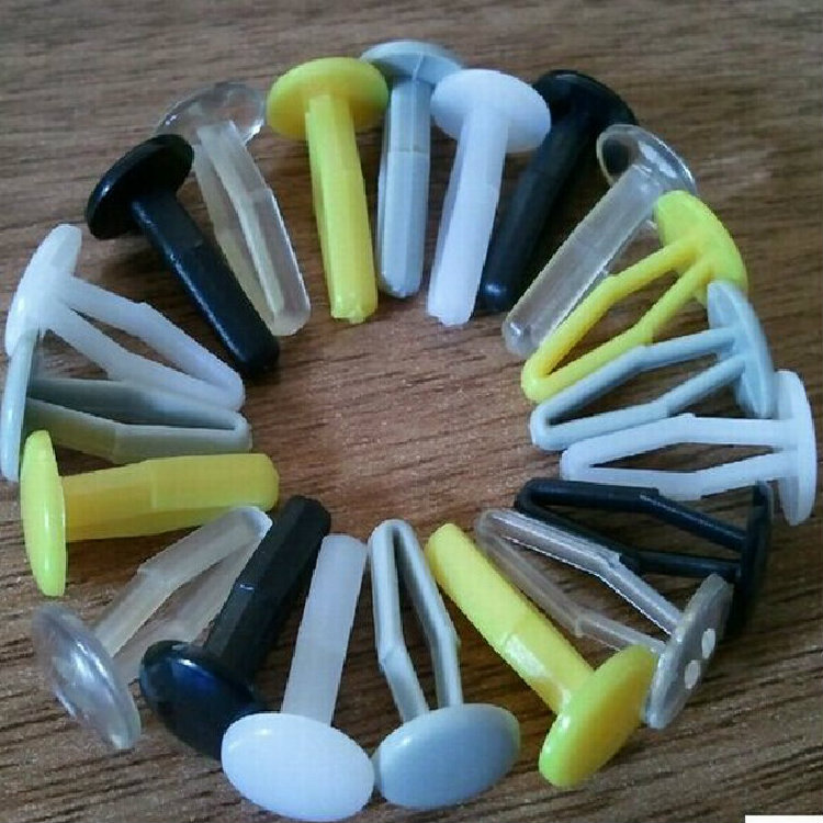 ▴5 0*5 5B plastic POM SEASTREN rivets simple rivets Press Crystal Transparent Rivets 100