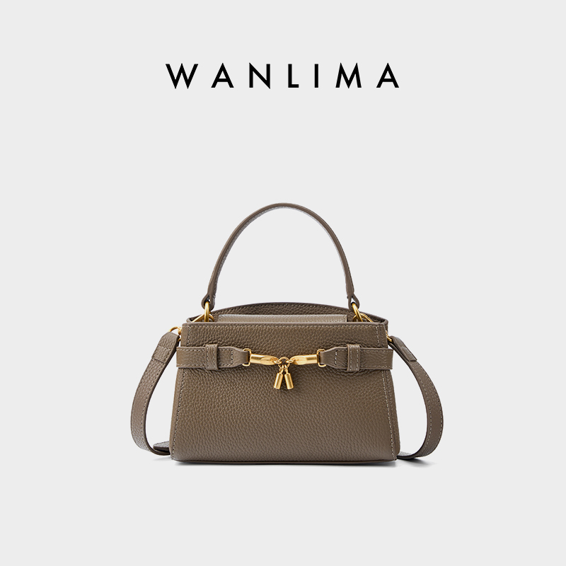Wanlima Stylish Commuter-Style Magnetic Buckle Women's Handbag, Shoulder Bag, Universal Bag, Briefcase, Fashionable and Versatile Style