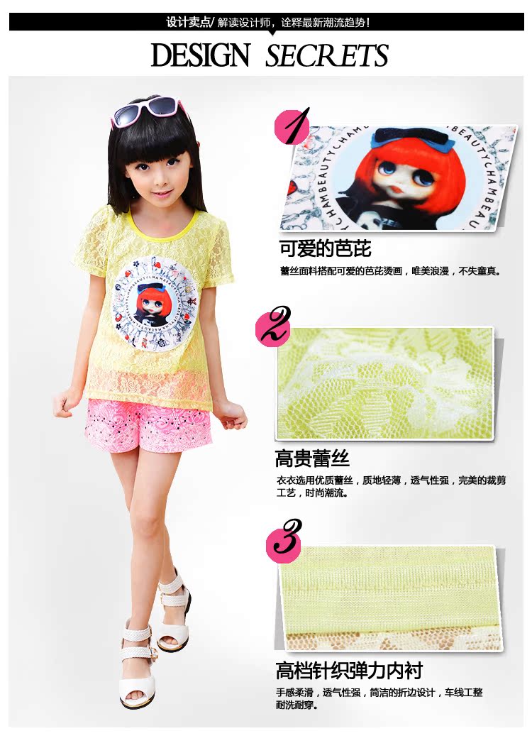Chemise fille à manche courte - Ref 2086423 Image 13