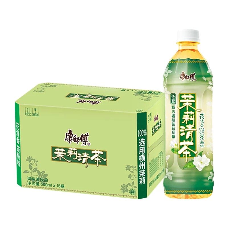 康师傅茉莉清茶500ml*15瓶 原价¥29.34 券后¥29.34