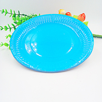 Color disposable paper plate painting kindergarten DIY art hand painted decorative clay paper-cut material hand paste painting