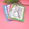 Children's watercolor coloring painting pigment painting small kindergarten diy hand coloring painting Beginner creative painting