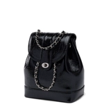 Кожаная цепь, ретро сумка на одно плечо, рюкзак, Южная Корея, в стиле Шанель, на цепочке