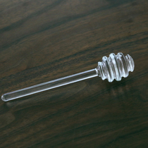 Glutinous rice porcelain) National glass honey stick transparent glass stick honey stick