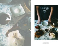 Glutinous rice porcelain) Chinese Japanese-style tableware) hand-painted dots under the glaze) square dish bowl