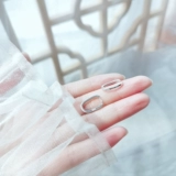 Брендовые серьги, 2021 года, серебро 999 пробы, популярно в интернете