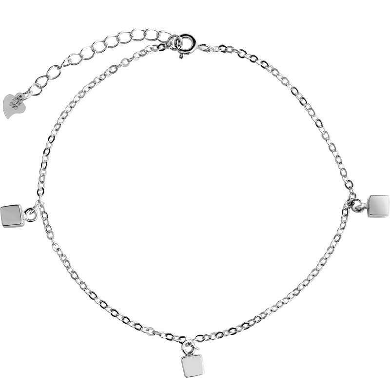 Bracelet de cheville Femme      en Argenterie - Ref 3104679 Image 5