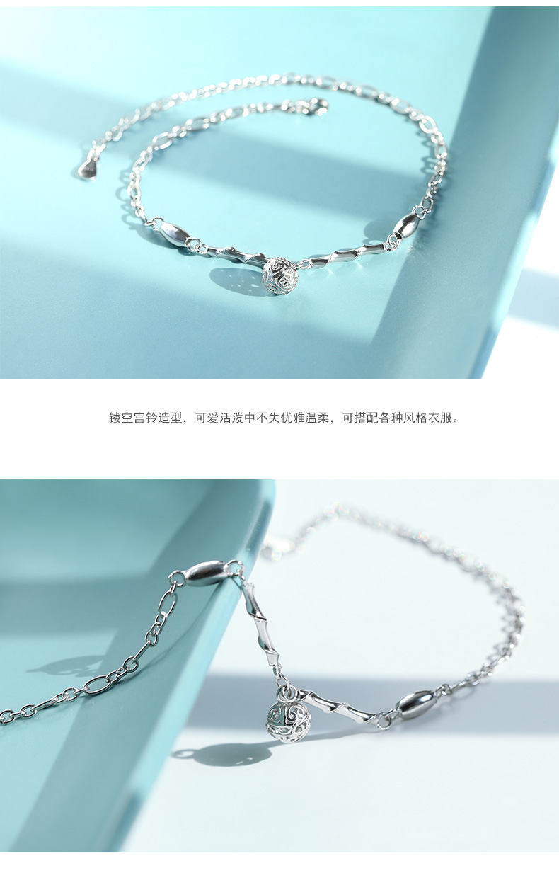 Chaine de cheville Femme      en Argenterie - Ref 3101467 Image 9