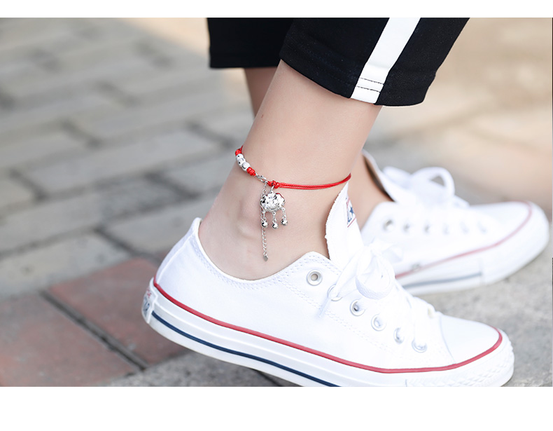 Chaine de cheville Femme      en Argenterie - Ref 3101466 Image 8