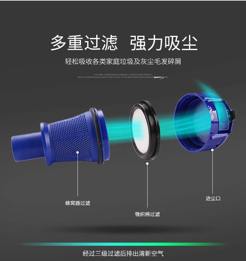 Máy hút bụi cầm tay không dây Taosheng sạc điện cực nhỏ cực kỳ êm ái mạnh mẽ Máy hút bụi không dây kéo dài - Máy hút bụi robot hút bụi cao cấp
