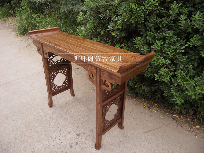 Minh và nhà Thanh Trung Quốc gỗ rắn giả cổ điển đồ nội thất trường hợp ngồi xổm phòng khách bạch đàn bàn viết bàn cho bàn đàn piano - Bàn / Bàn bàn gỗ xếp