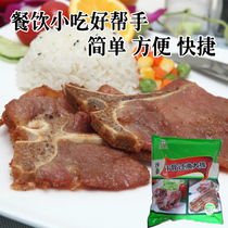 Leesme T bone over oil pig large row semi-finished tin bone fritters Frozen Fried Fried Snack Pig Pickpocketing for commercial use