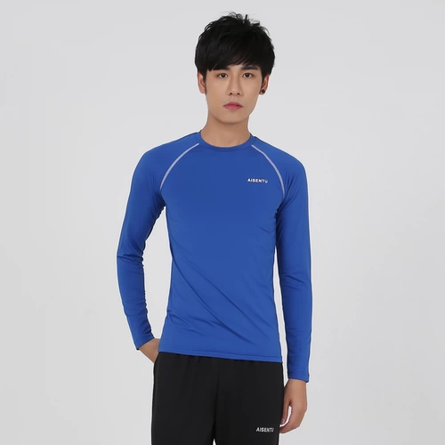 埃森图 Модный комфортный спортивный футбольный лонгслив для отдыха для тренировок, быстрое высыхание, в обтяжку