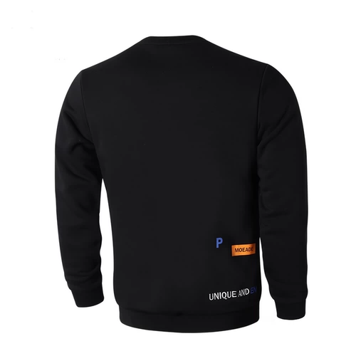 Утепленный спортивный трендовый комплект для отдыха с круглым воротником, толстовка