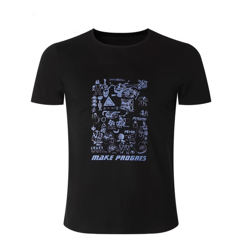 埃森图 Хлопковая комфортная трендовая базовая футболка с круглым воротником для отдыха, короткий рукав