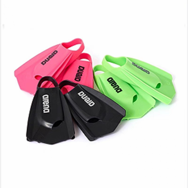 Arena Swimming Fins Swimming Training Adult Diving Professional Paddling Swimming Equipment Short Fins Silicone