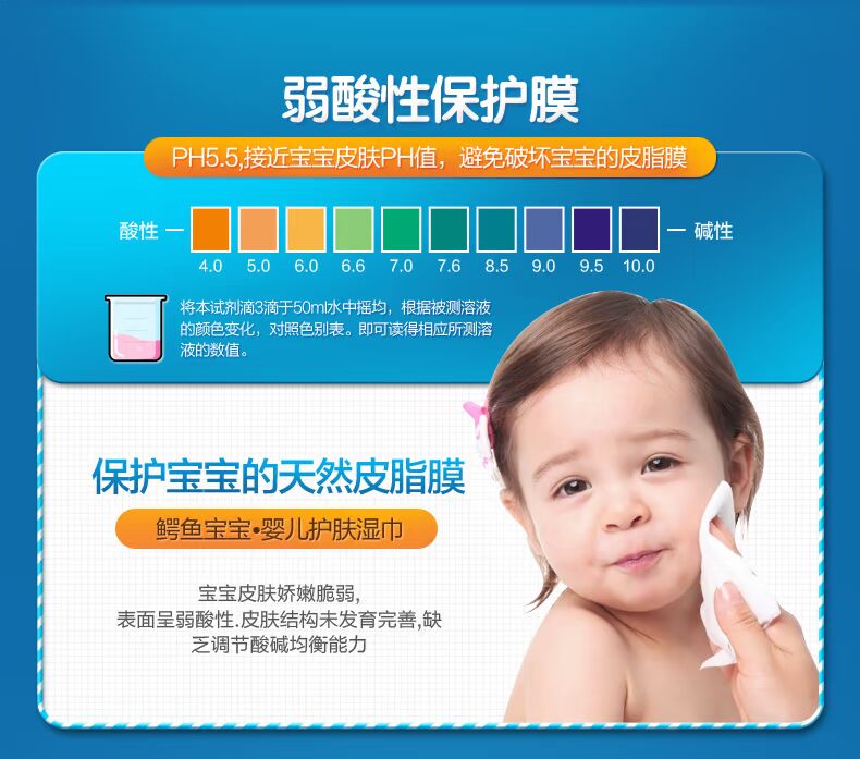 Cá sấu cho bé sơ sinh 80P Khăn lau ướt trẻ sơ sinh rắm tay bé đặc biệt nhỏ mang theo có nắp 3 gói - Khăn ướt khăn ướt bobby