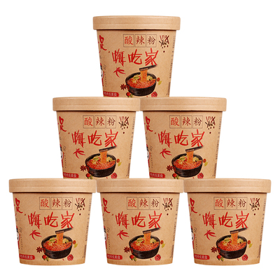 嗨吃家酸辣粉6桶整箱装正宗重庆麻辣风味