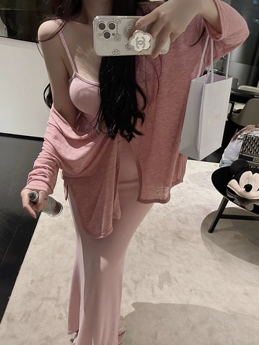 Мисс изменение сестра сестра Du+Limited Cardishan Sexy подвесная юбка для юбки суть бедра длинная юбка