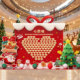 Christmas scene layout KT board decoration mall outdoor layout balloon ornaments school event atmosphere background wall