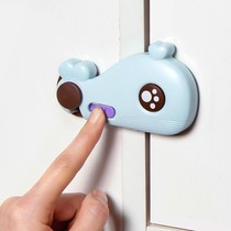 Baby multifunction safety lock anti-clamp hand drawer lock baby protective open refrigerator door cabinet door child lock catch