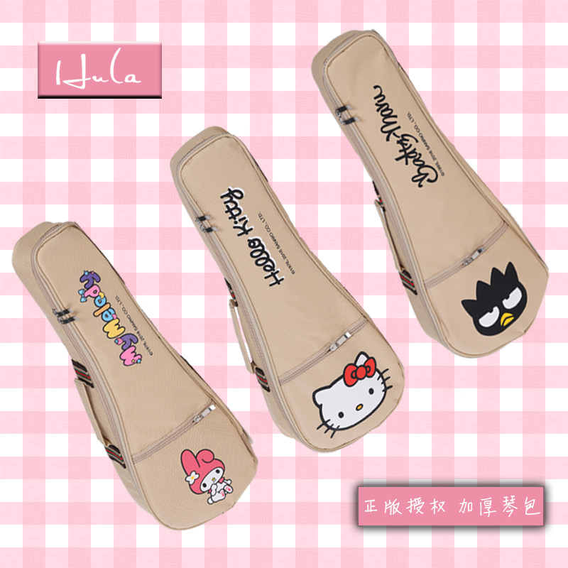 Hula ukulele bag Hello Kitty small guitar Hawaiian 21-inch S-shaped piano bag color cartoon