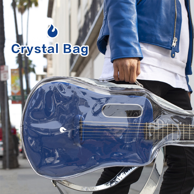Nahuo LAVA ME 2 Original Piano Bag Crystal Bag Transparent Piano Bag Acoustic Guitar Backpack Piano Case