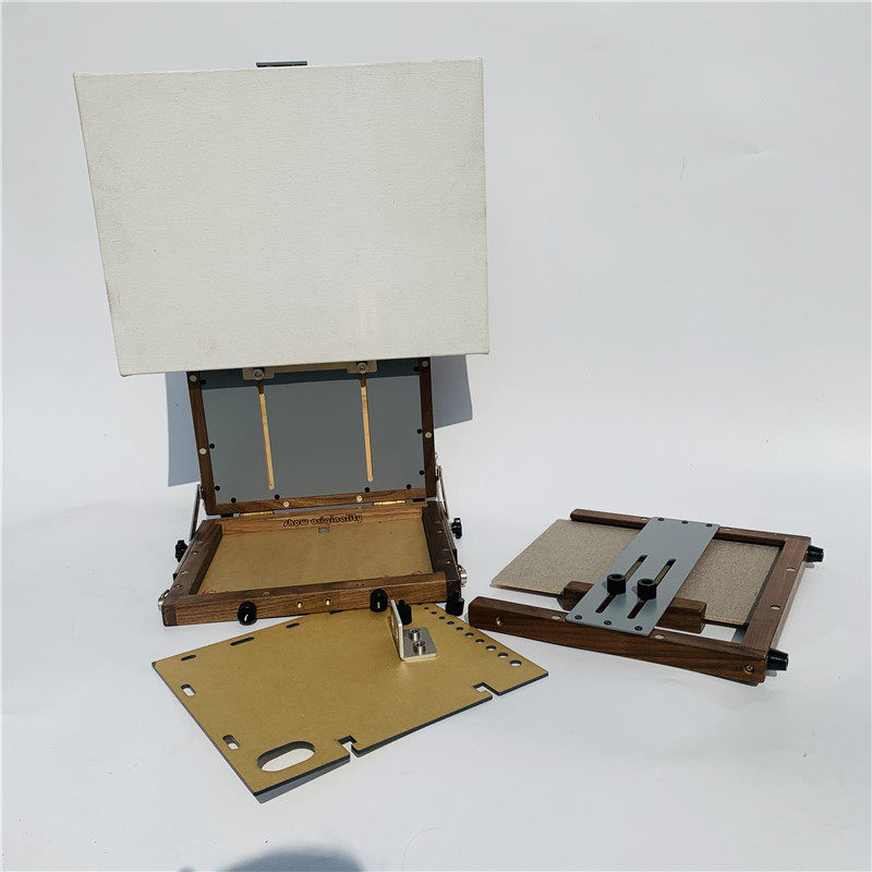 20 years new v3s aluminum alloy beginners multi - functional wood portable fine art watercolor powder painting tank