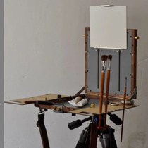 New V2S multi-functional portable art raw watercolor powder oil tank wooden folding plate frame beginner easel