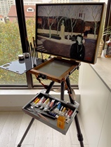 Multifunctional oil painting watercolor gouache acrylic suitable for portable closed upgraded aluminum alloy palette