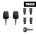 Thule Thule xe nóc giá nóc xe đạp khung phổ quát khóa khóa lõi mái hộp phụ kiện