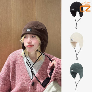 North face's new autumn and winter cycling, skiing, commuting and mountaineering locomotive lei feng side ear protection ear protection men's and women's fleece hats