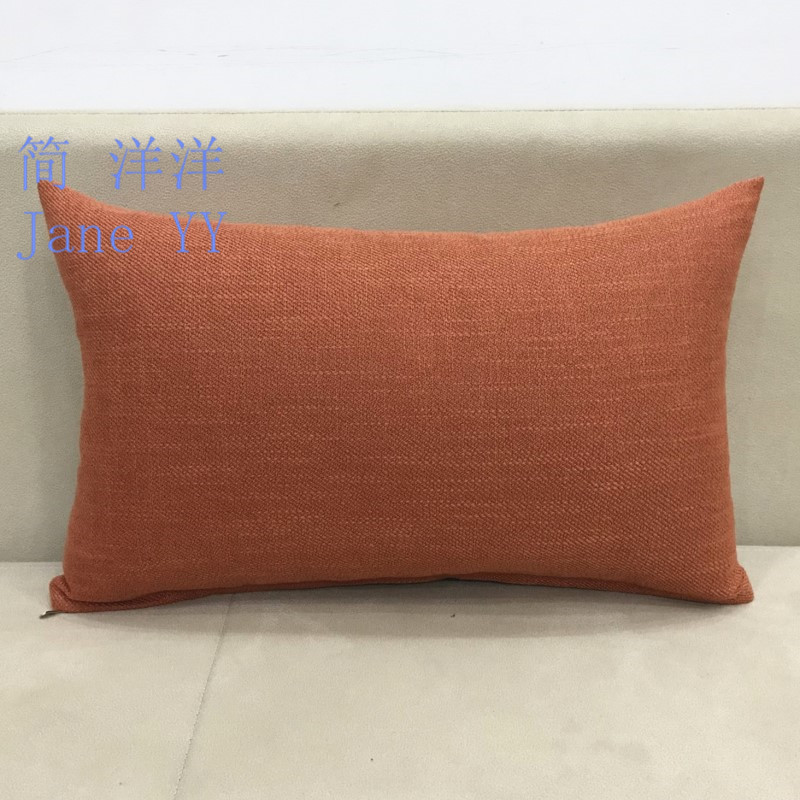Rắn lanh dày hình chữ nhật đệm đệm gối ghế sofa văn phòng eo đệm tựa lưng xe - Trở lại đệm / Bolsters Bộ chăn gối hình thú