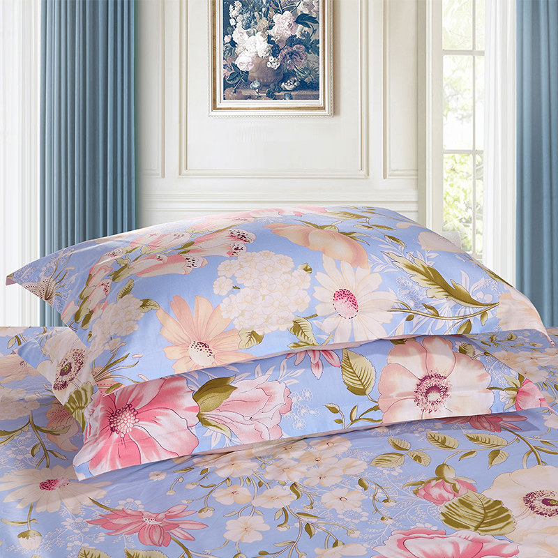 Yu Jiali pillowcase 100% cotton large single 4874cm student adult cotton pillowcase pair