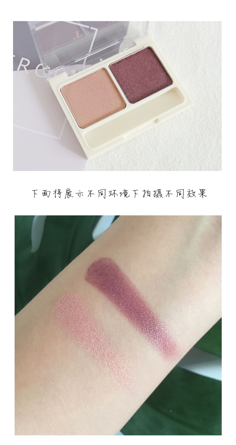 Màu phấn mắt hai màu dành cho người mới bắt đầu của cô ấy. bảng màu mắt innisfree