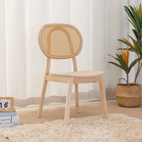 Круглый стул-пуф, стул с круглой спинкой, деревянное сиденье.