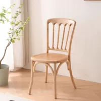 Наполеон 𪨧 Стул, цвет массива дерева, сиденье из массива дерева★Импортные бревна★Гарантия 10 лет