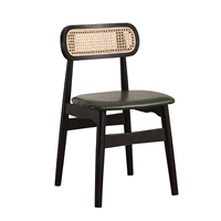 Черное, черное полено из мягкой кожи★Настоящий ротанг