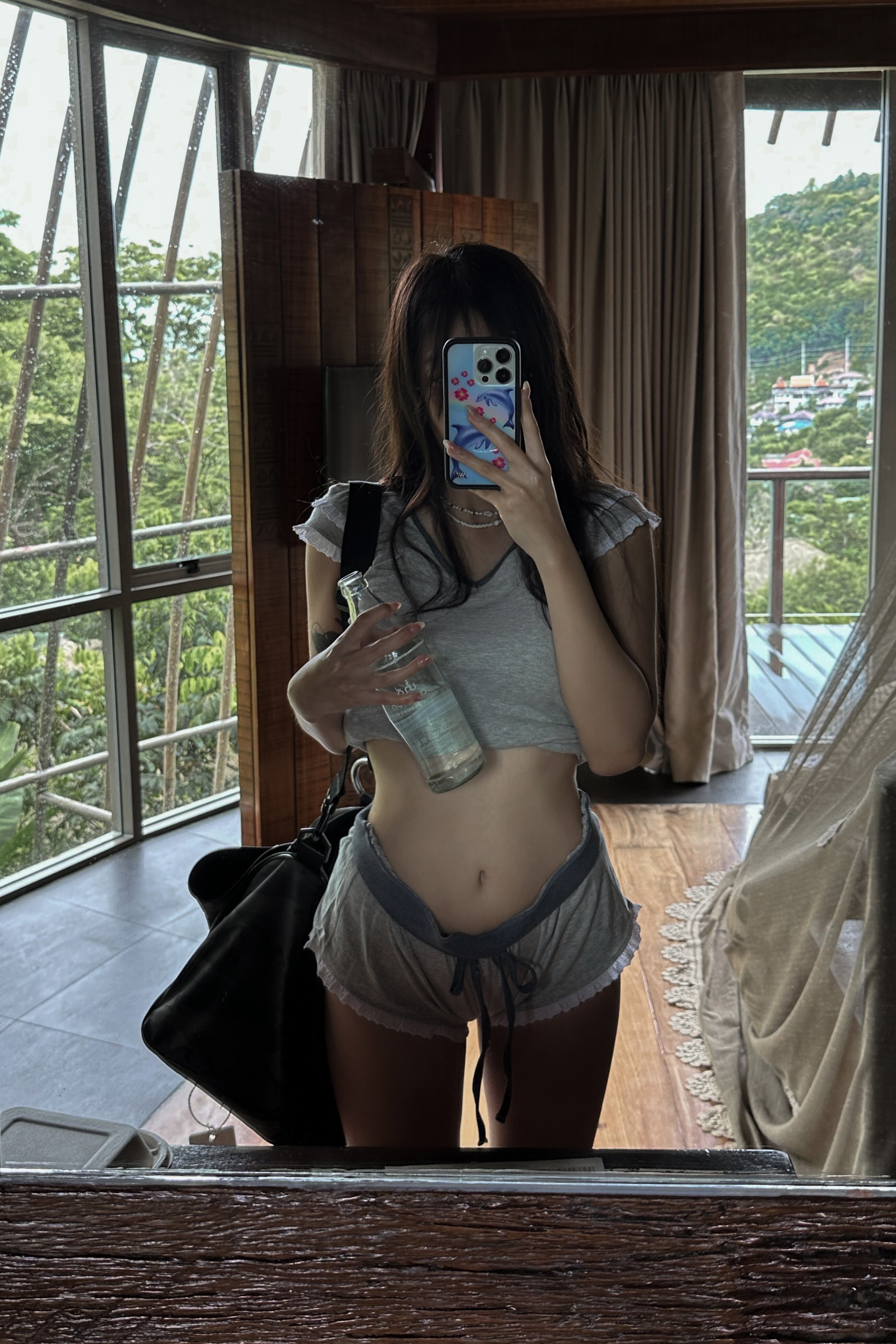 Дизайнерская кружевная короткая футболка с коротким рукавом, шорты, штаны, комплект, кружевное платье для девушки 