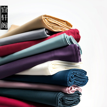 Special full cotton 120 Egyptian long staple cotton satin sheets above 100 solid color bed hat Simmons protective cover