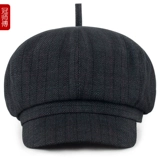 冠师傅 Мужская осенняя демисезонная классическая шапка, для среднего возраста