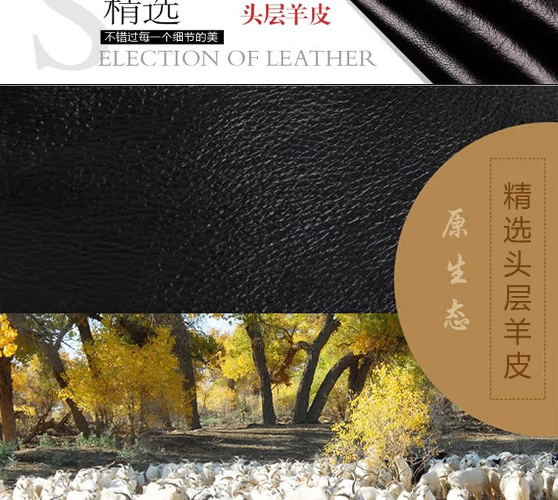 Gants pour homme en peau de mouton - Ref 2782405 Image 7