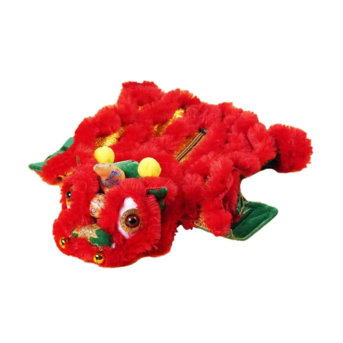 Pet Cat, собака Dog Dance Dance Lion Duplicate Lion Одежда. Сетка красные, как цветы, тот же средний согнутый собачья колокол Lion Service