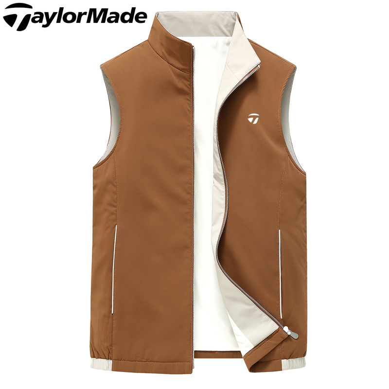 Authentic Spring and Autumn Taylormade Golf Lightweight Outdoor Vest for Men, Sports Outerwear, Lightweight Authentic Spring and Autumn Taylormade Golf Lightweight Outdoor Vest for Men, Sports Outerwear, Lightweight