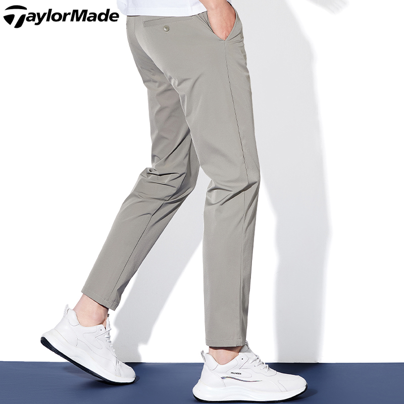 Official Authentic Taylormade Golf Men's Spring and Summer Quick-Drying Co-Branded Sports Breathable Nine-Point Pants