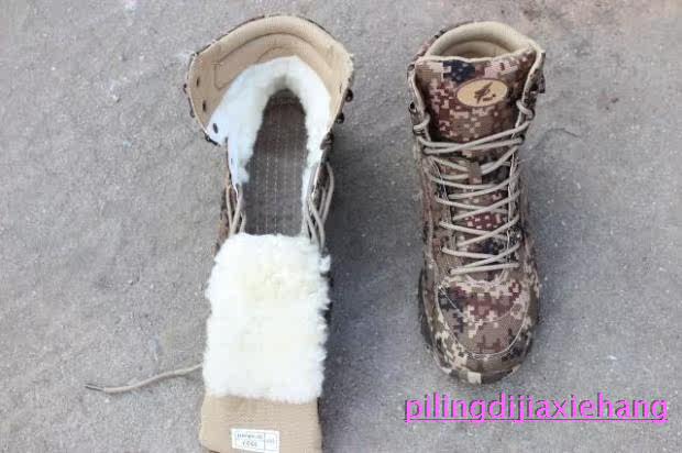 Boots militaires pour homme en toile - Ref 1399325 Image 7