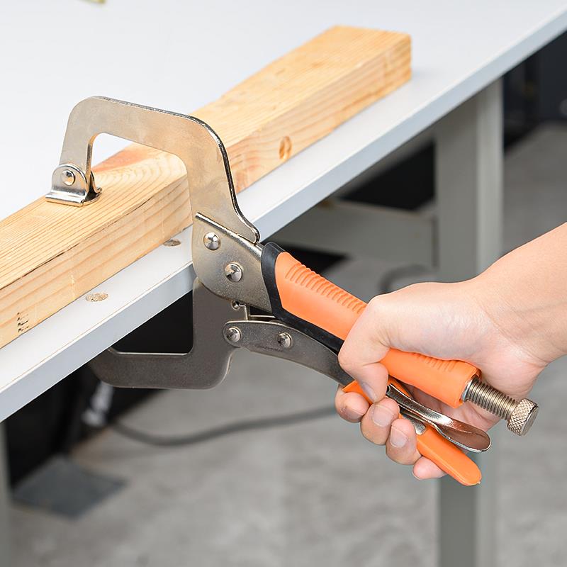 Vigorous pliers large opening multi-functional strong clamp universal pressure clamp wide-mouth woodworking c-type strong clamp fixed